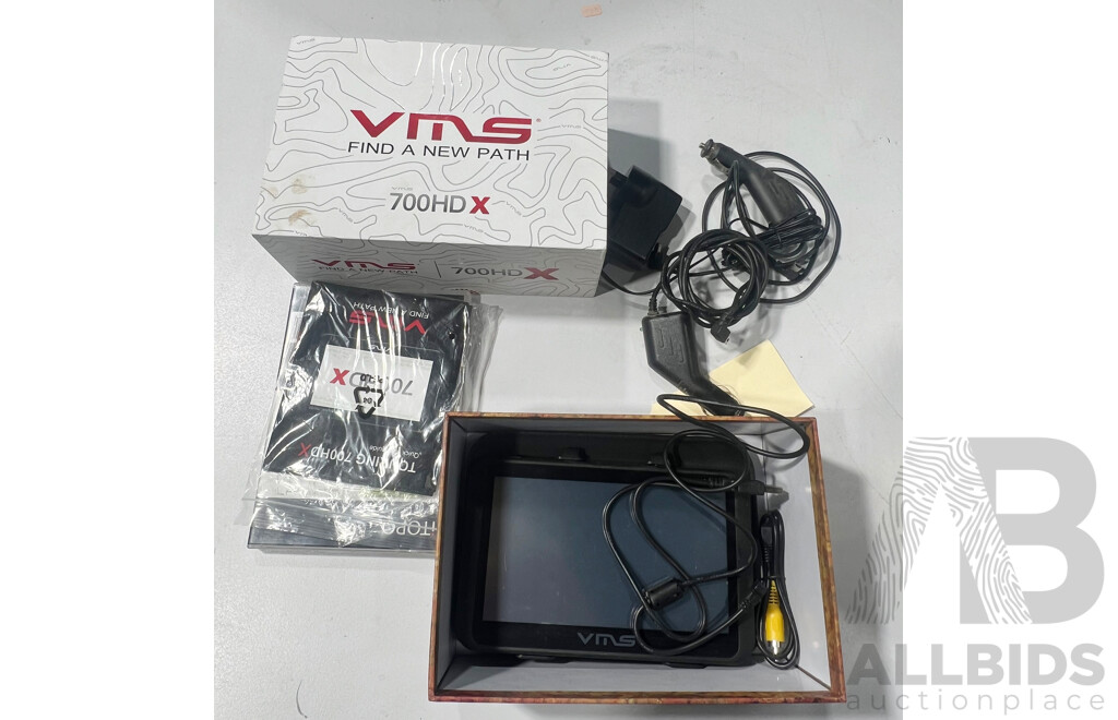 Two VMS 700HDX GPS with Original Boxand Charger