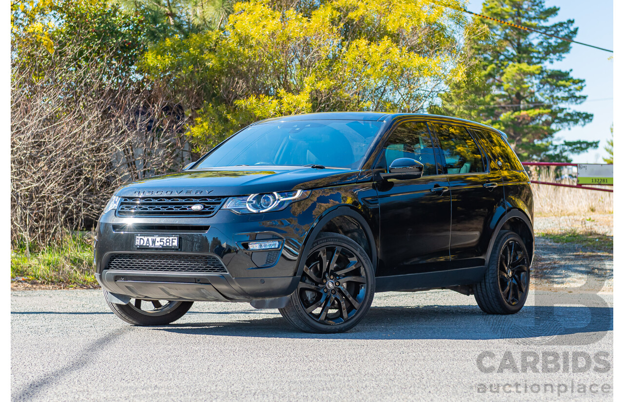 9/2015 Land Rover Discovery Sport SD4 HSE LC MY16 4d Wagon Santorini Black Turbo Diesel 2.2L