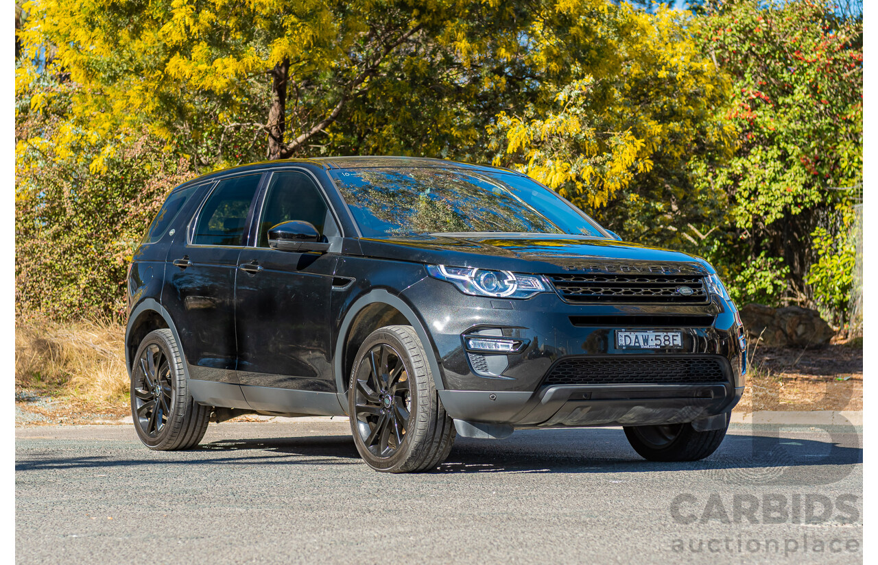 9/2015 Land Rover Discovery Sport SD4 HSE LC MY16 4d Wagon Santorini Black Turbo Diesel 2.2L