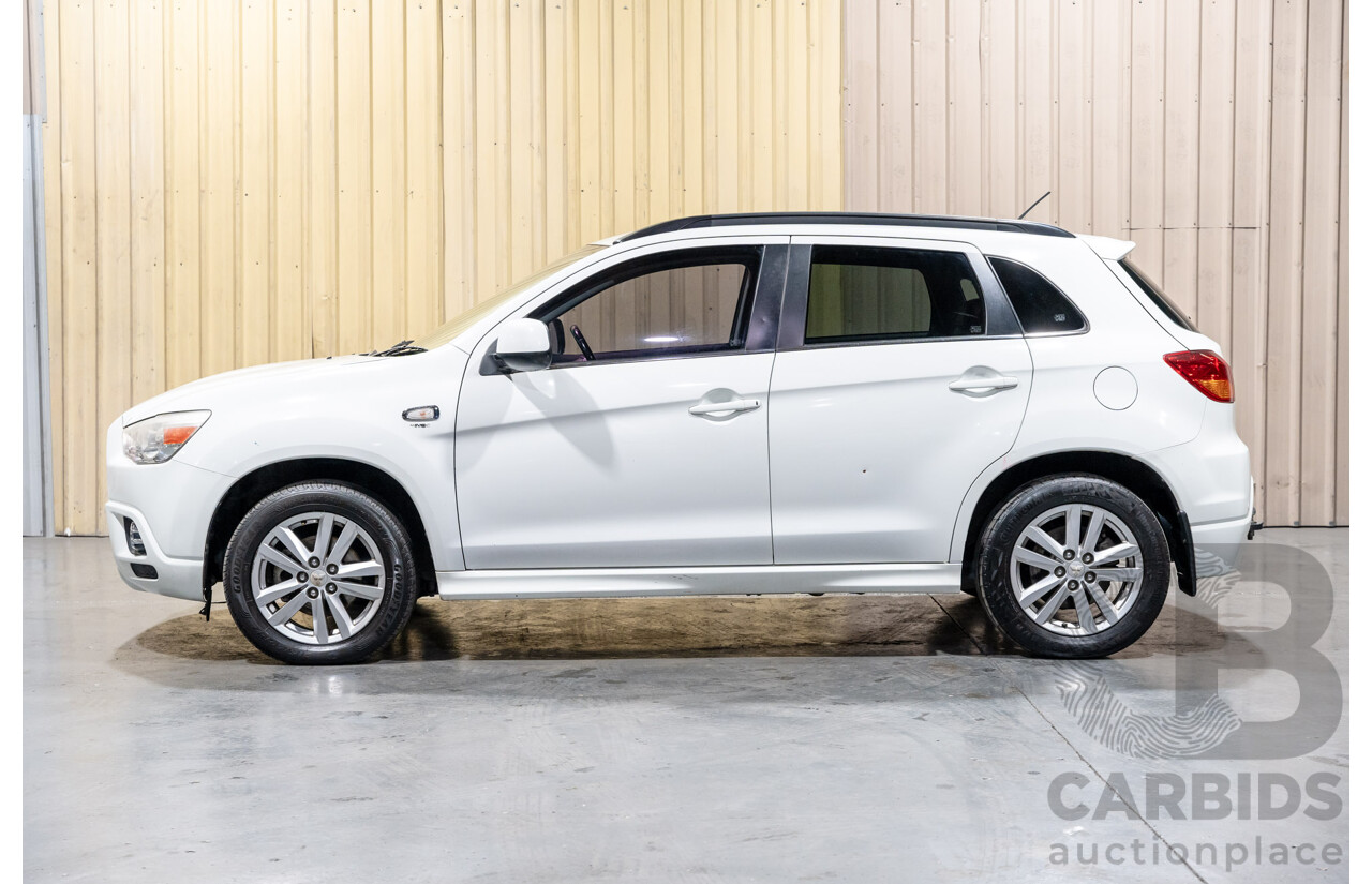 7/2010 Mitsubishi ASX Aspire (4WD) XA 4d Wagon White Turbo Diesel 1.8L