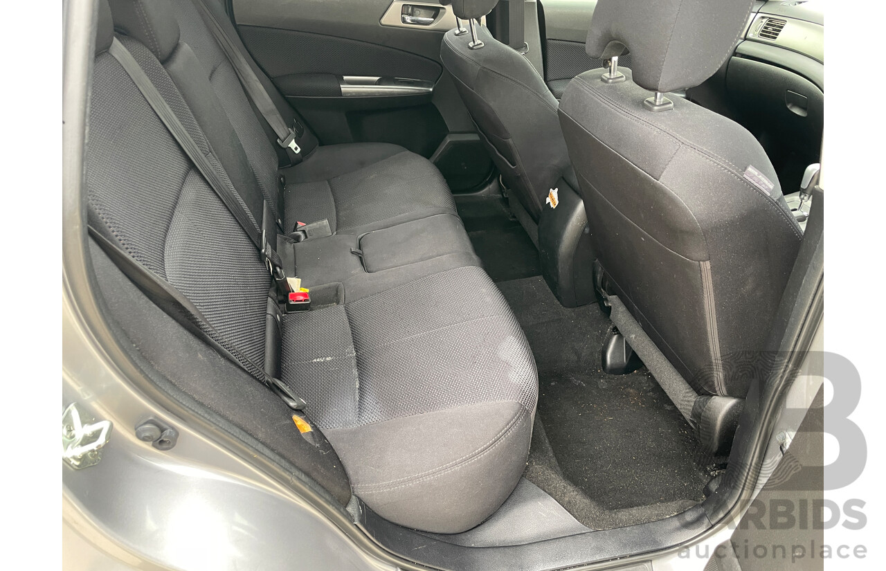 8/2011 Subaru Forester XS MY11 4d Wagon Silver 2.5L