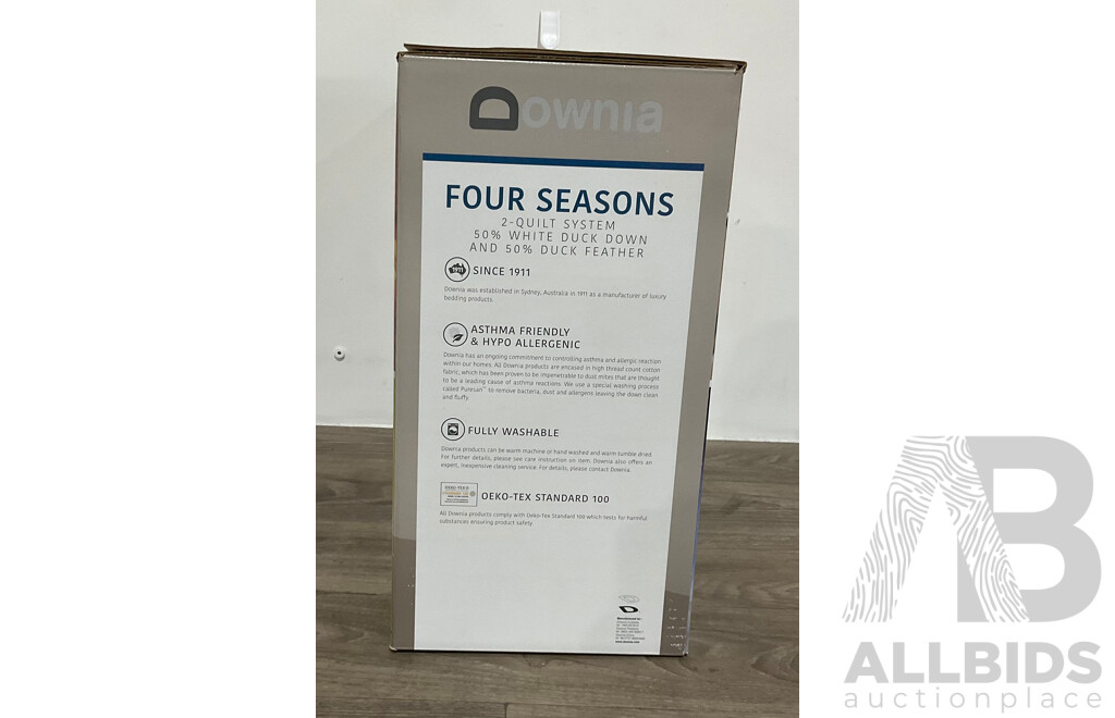 DOWNIA (QTWD5044SQ) Four Seasons 2-Quilt System - ORP $599.00