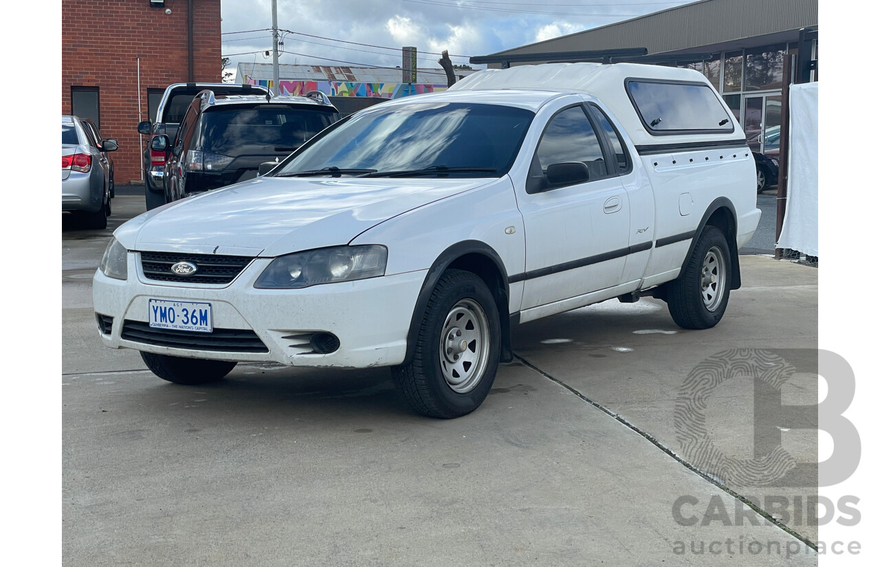 1/2007 Ford Falcon RTV BF MKII Utility White 4.0L