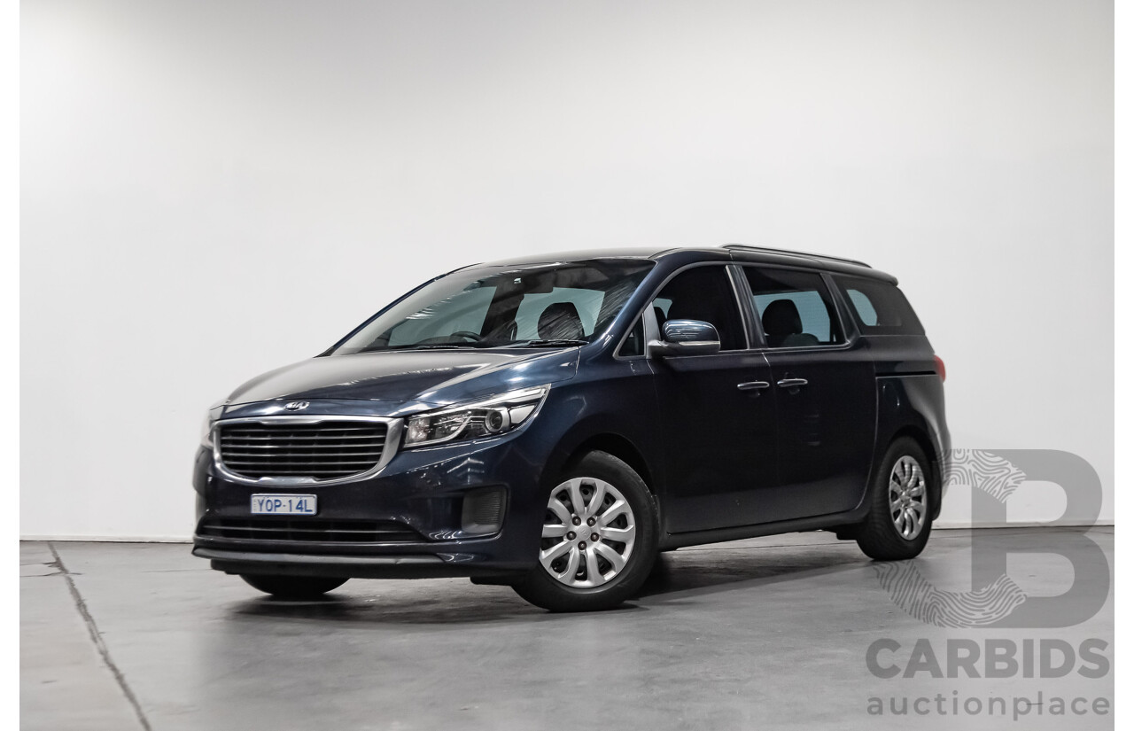 3/2015 Kia Carnival S YP MY15 4d Wagon Grey 3.3L V6