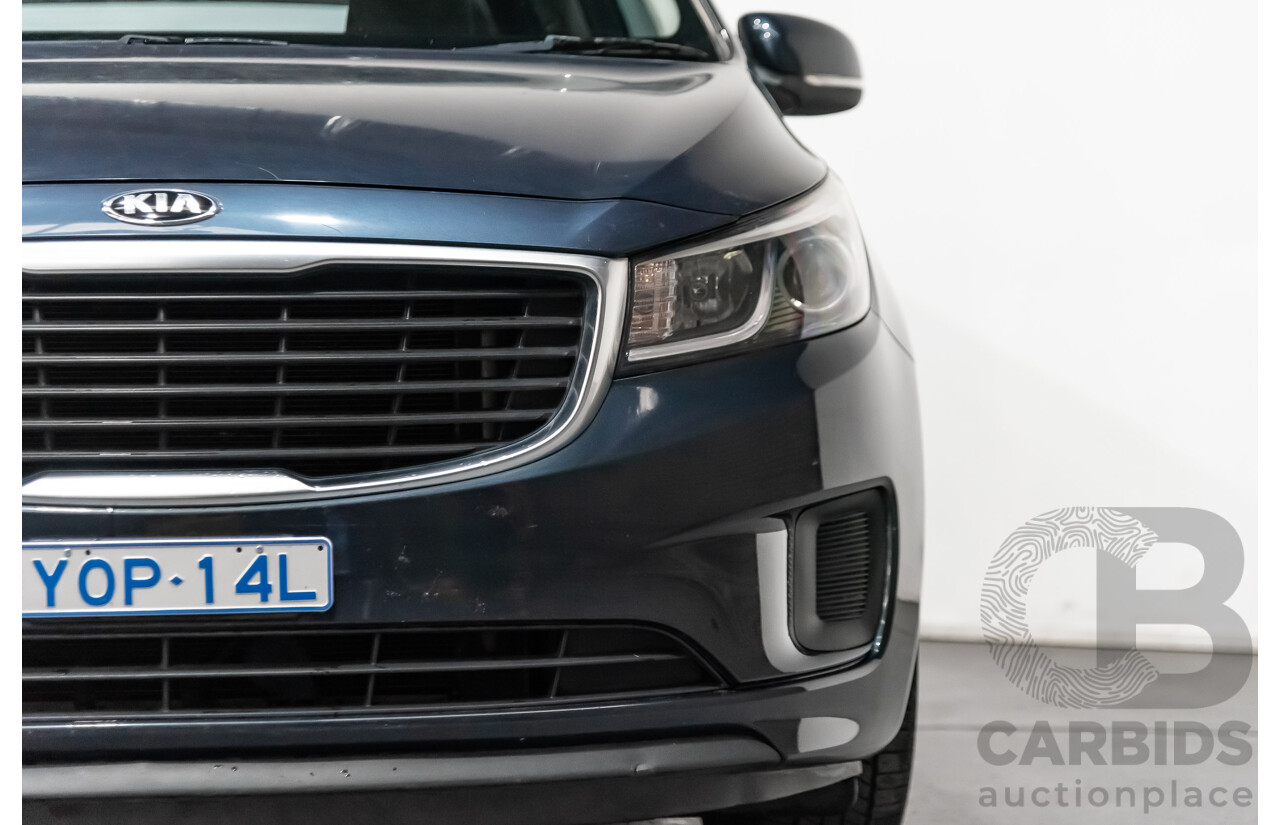 3/2015 Kia Carnival S YP MY15 4d Wagon Grey 3.3L V6