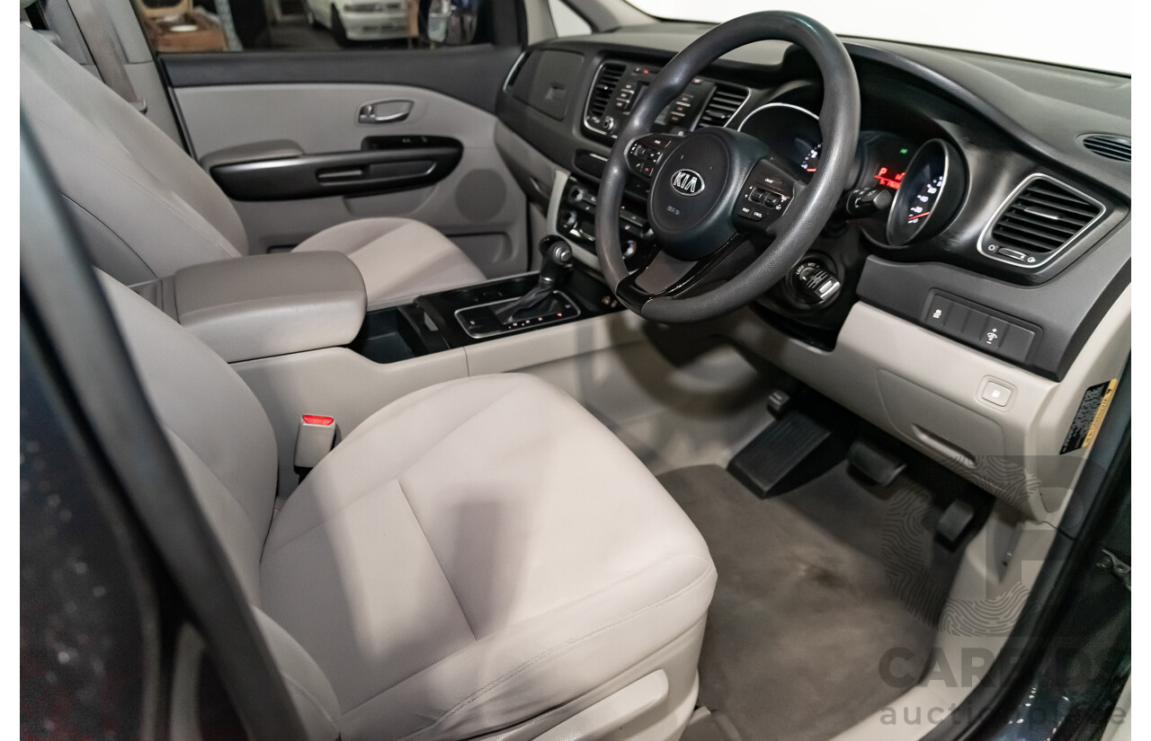 3/2015 Kia Carnival S YP MY15 4d Wagon Grey 3.3L V6