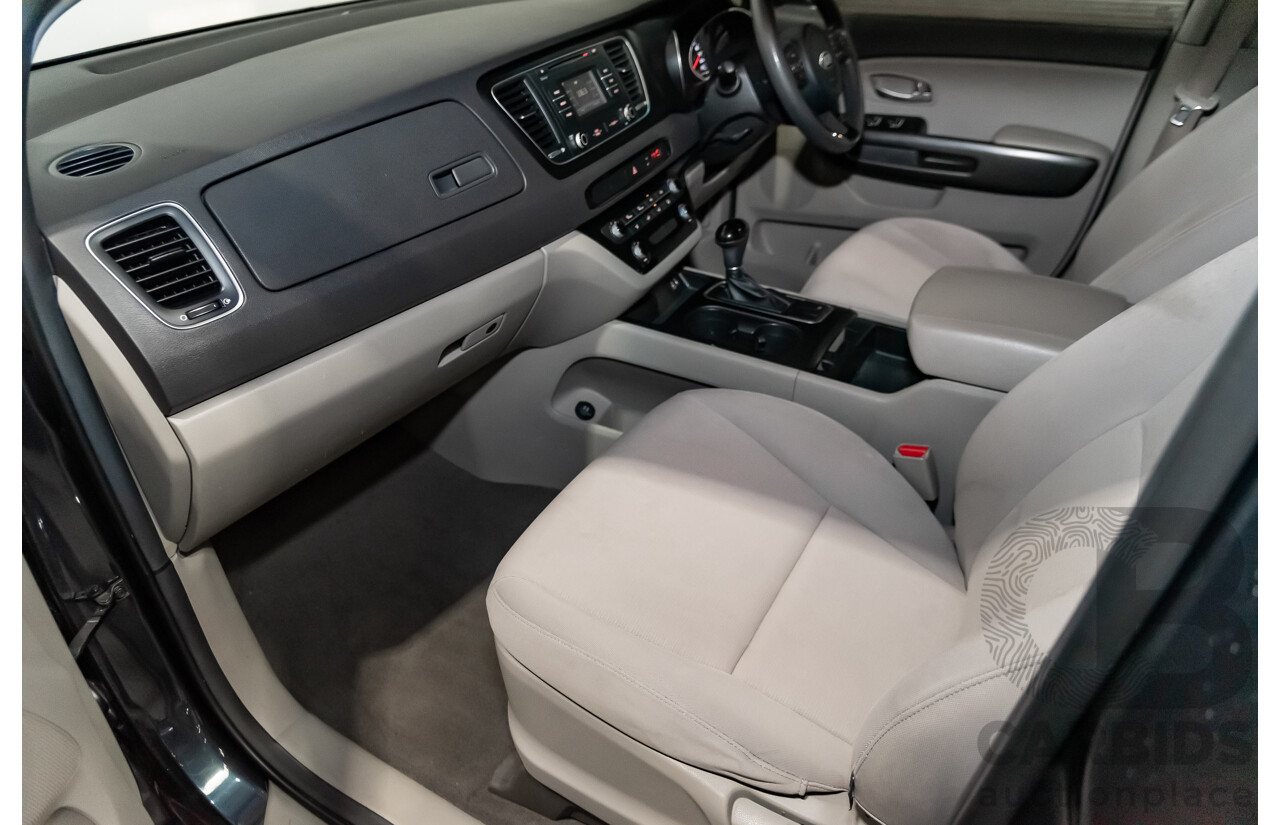 3/2015 Kia Carnival S YP MY15 4d Wagon Grey 3.3L V6