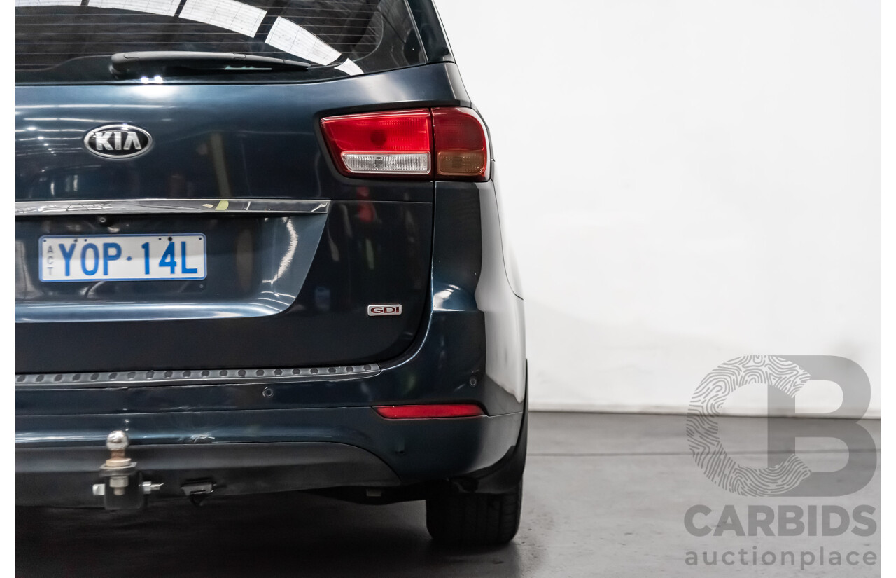 3/2015 Kia Carnival S YP MY15 4d Wagon Grey 3.3L V6