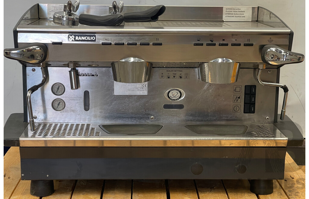 Rancilio Classe 6 2 Group Compact Espresso Commercial Coffee Machine
