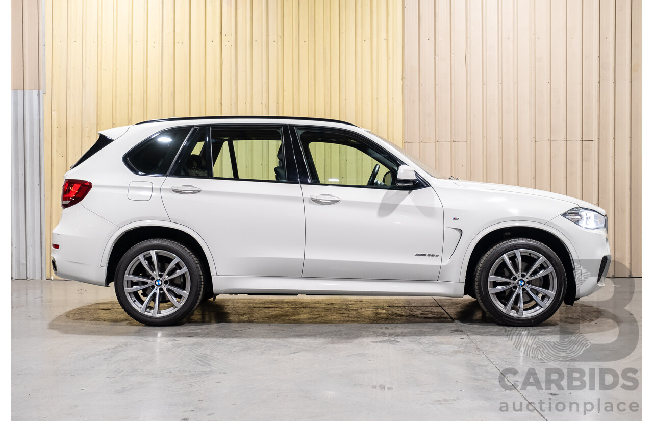 3/2017 BMW X5 X-drive 30d (AWD) M-Sport F15 MY15 4d Wagon White Turbo Diesel 3.0L