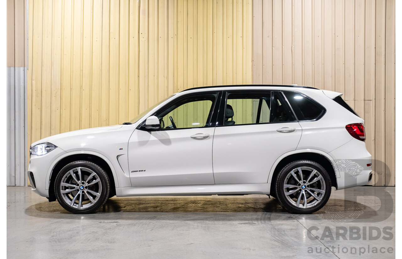 3/2017 BMW X5 X-drive 30d (AWD) M-Sport F15 MY15 4d Wagon White Turbo Diesel 3.0L