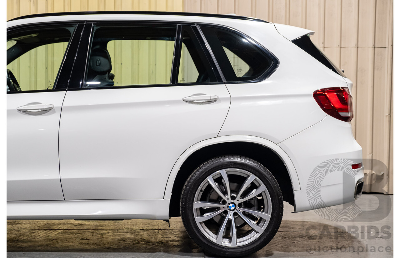 3/2017 BMW X5 X-drive 30d (AWD) M-Sport F15 MY15 4d Wagon White Turbo Diesel 3.0L