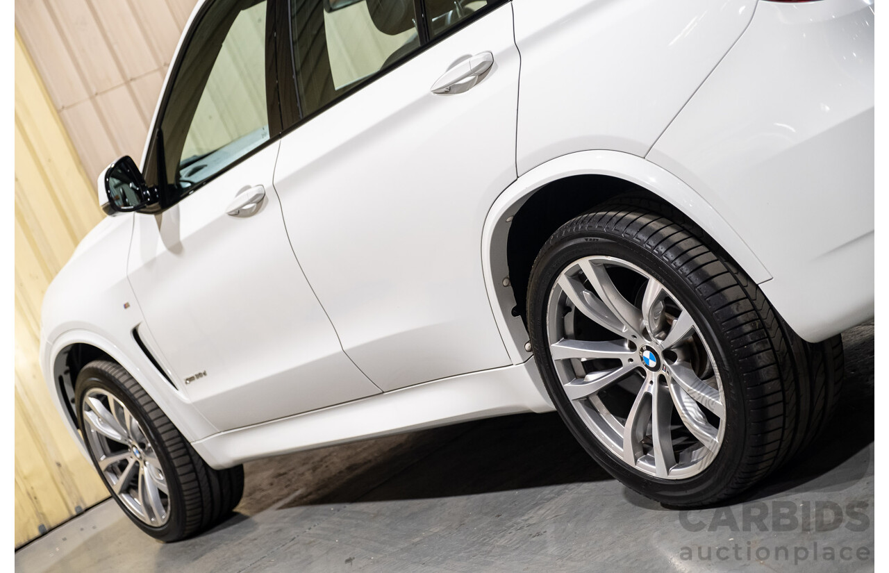3/2017 BMW X5 X-drive 30d (AWD) M-Sport F15 MY15 4d Wagon White Turbo Diesel 3.0L