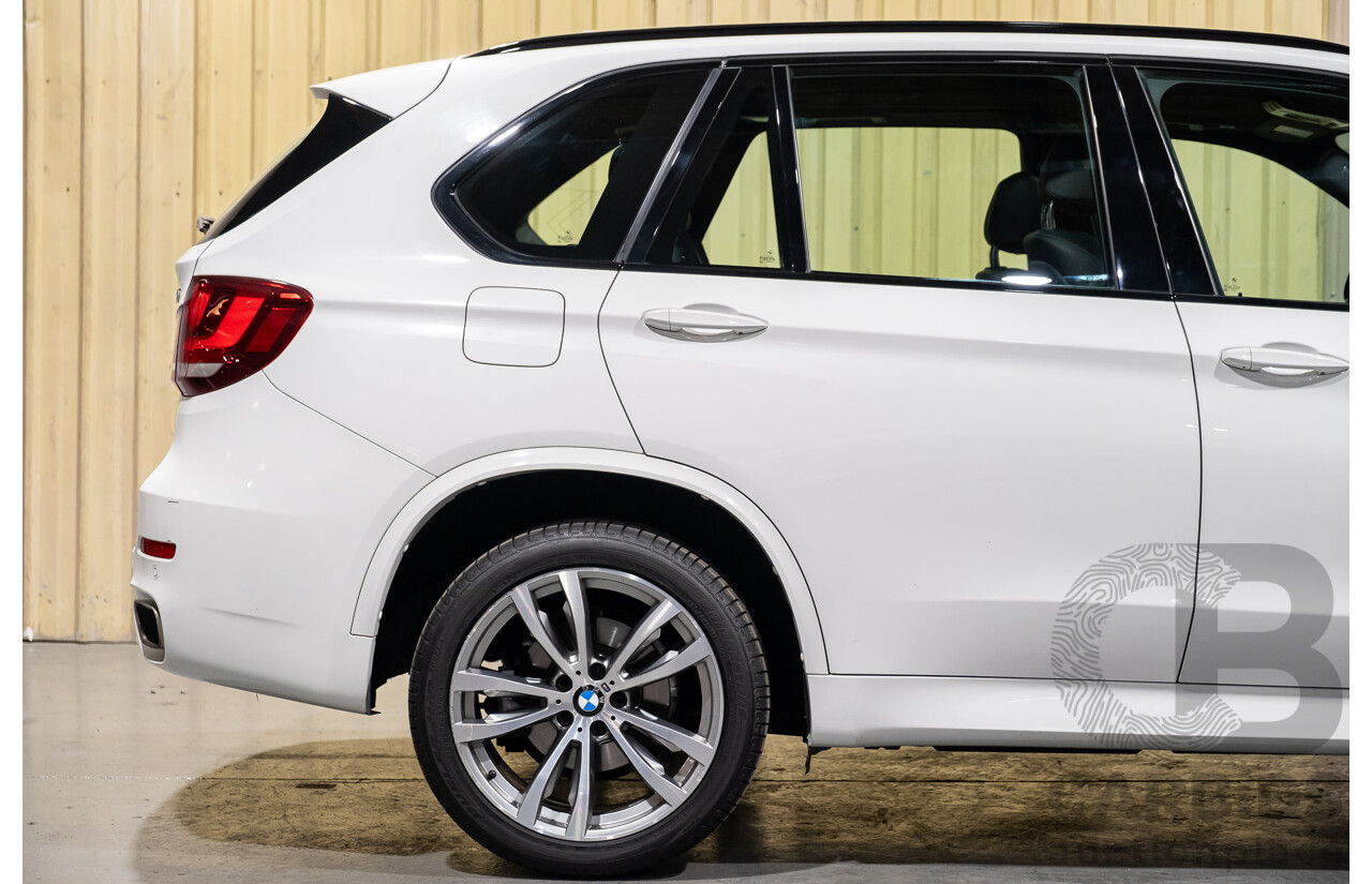 3/2017 BMW X5 X-drive 30d (AWD) M-Sport F15 MY15 4d Wagon White Turbo Diesel 3.0L