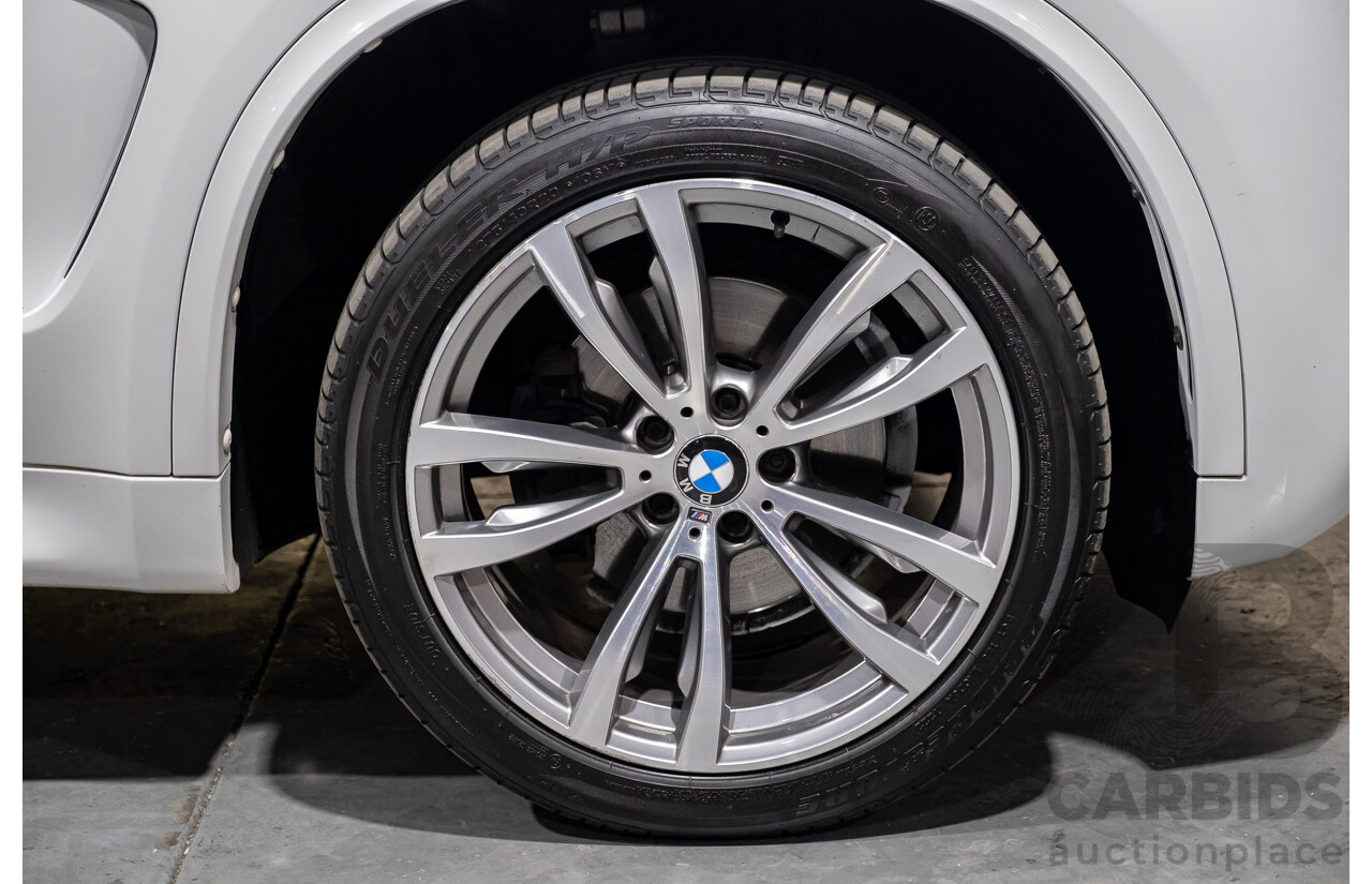 3/2017 BMW X5 X-drive 30d (AWD) M-Sport F15 MY15 4d Wagon White Turbo Diesel 3.0L