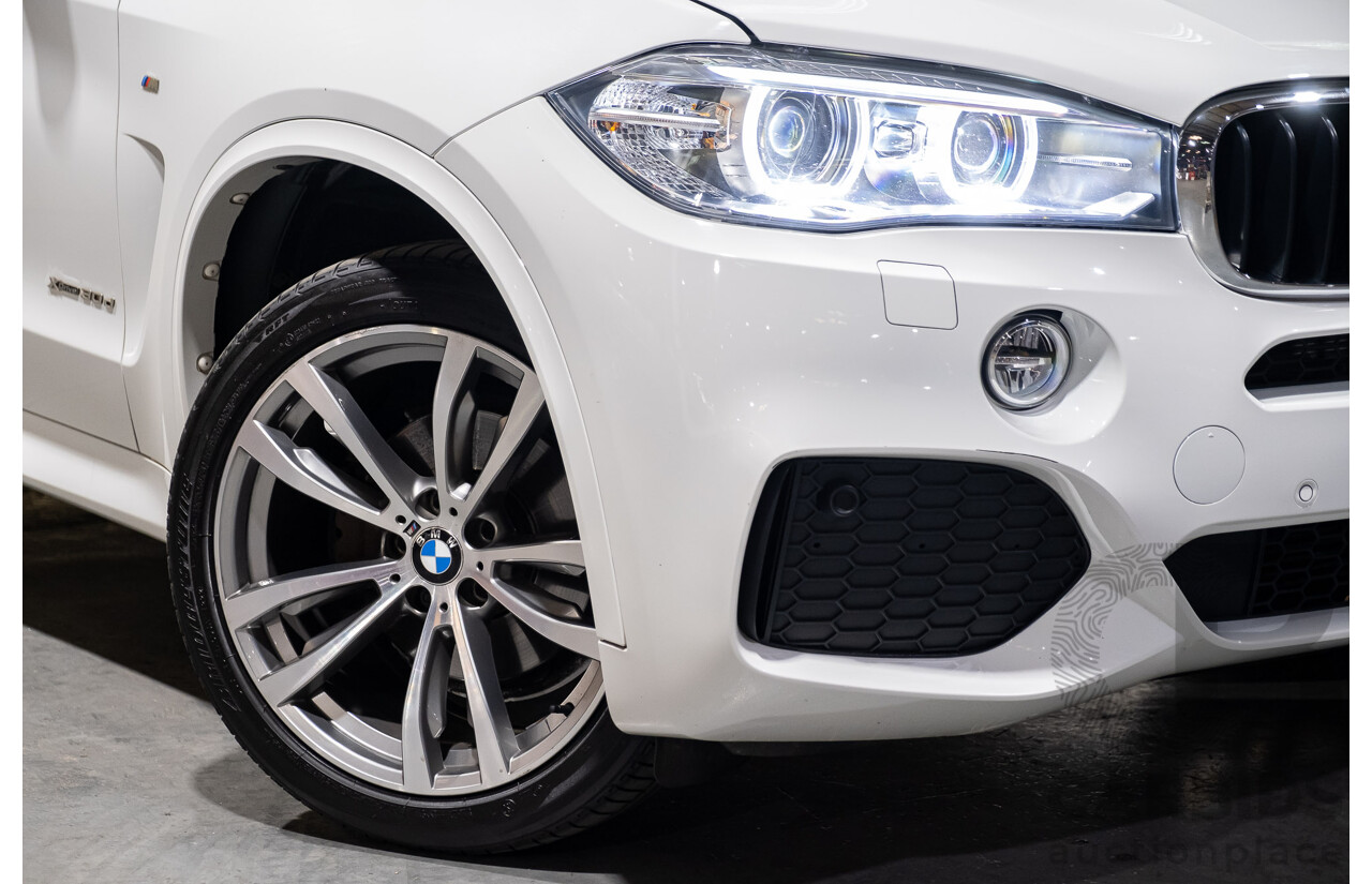 3/2017 BMW X5 X-drive 30d (AWD) M-Sport F15 MY15 4d Wagon White Turbo Diesel 3.0L
