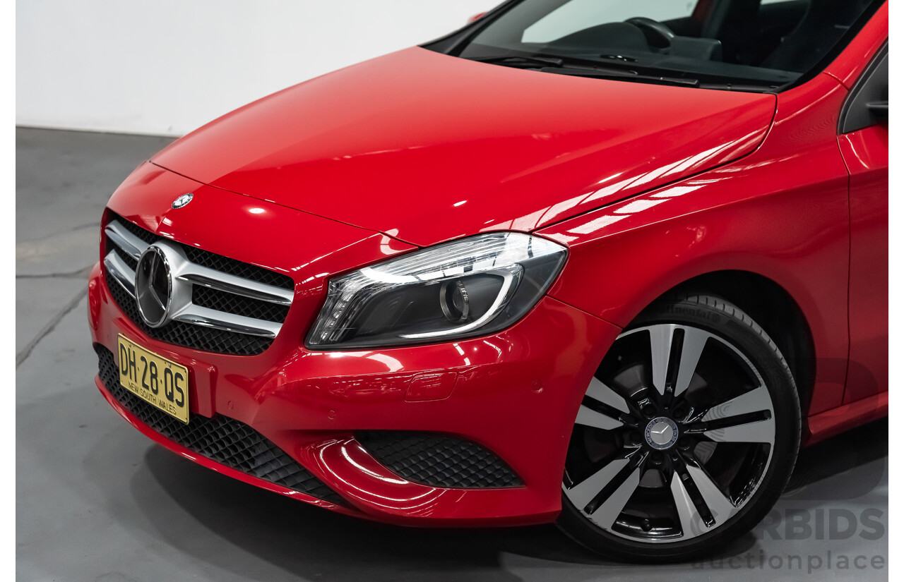 11/2015 Mercedes Benz A200 BE 176 MY15 5d Hatchback Jupiter Red Turbo 1.6L