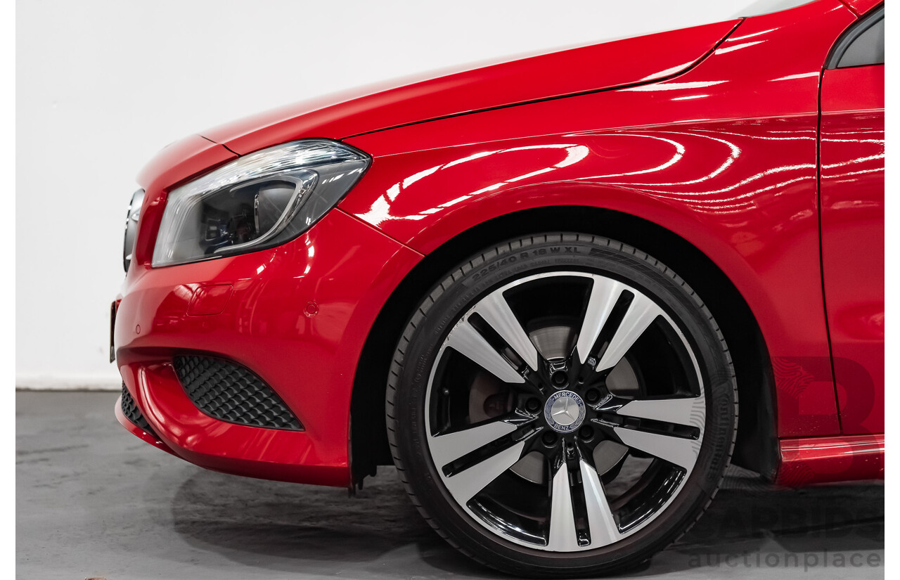 11/2015 Mercedes Benz A200 BE 176 MY15 5d Hatchback Jupiter Red Turbo 1.6L