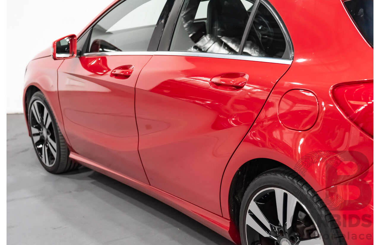11/2015 Mercedes Benz A200 BE 176 MY15 5d Hatchback Jupiter Red Turbo 1.6L