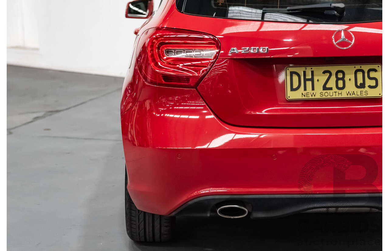 11/2015 Mercedes Benz A200 BE 176 MY15 5d Hatchback Jupiter Red Turbo 1.6L