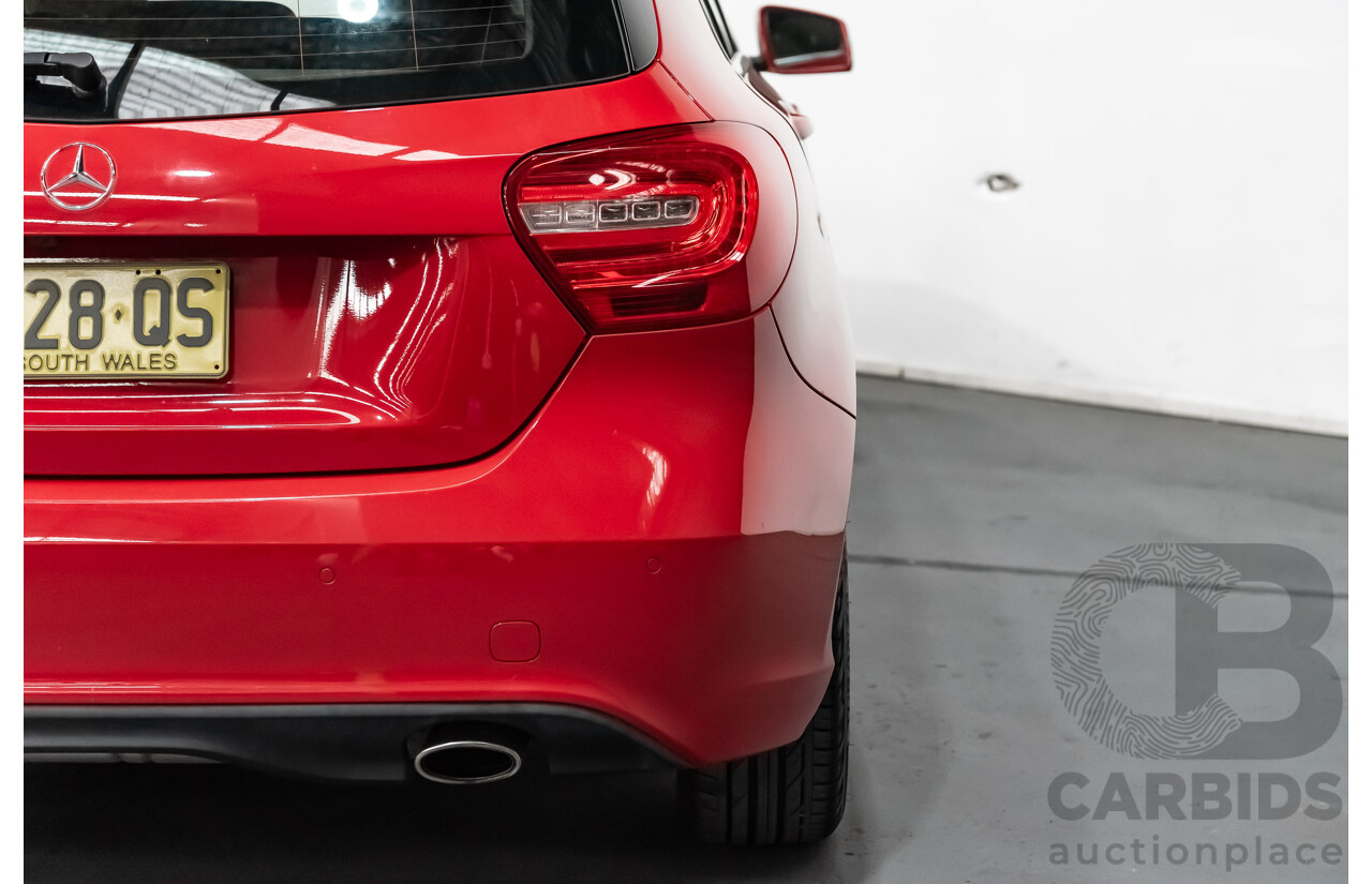11/2015 Mercedes Benz A200 BE 176 MY15 5d Hatchback Jupiter Red Turbo 1.6L