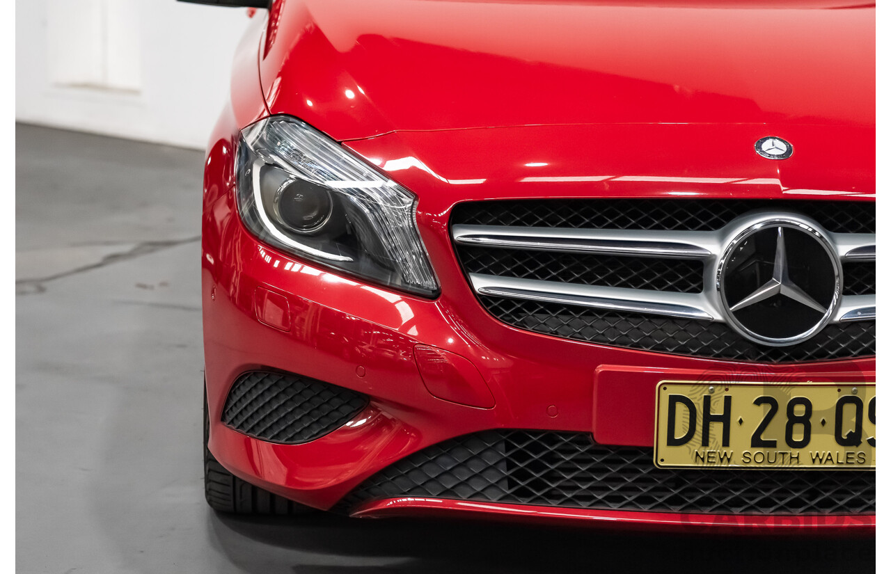 11/2015 Mercedes Benz A200 BE 176 MY15 5d Hatchback Jupiter Red Turbo 1.6L