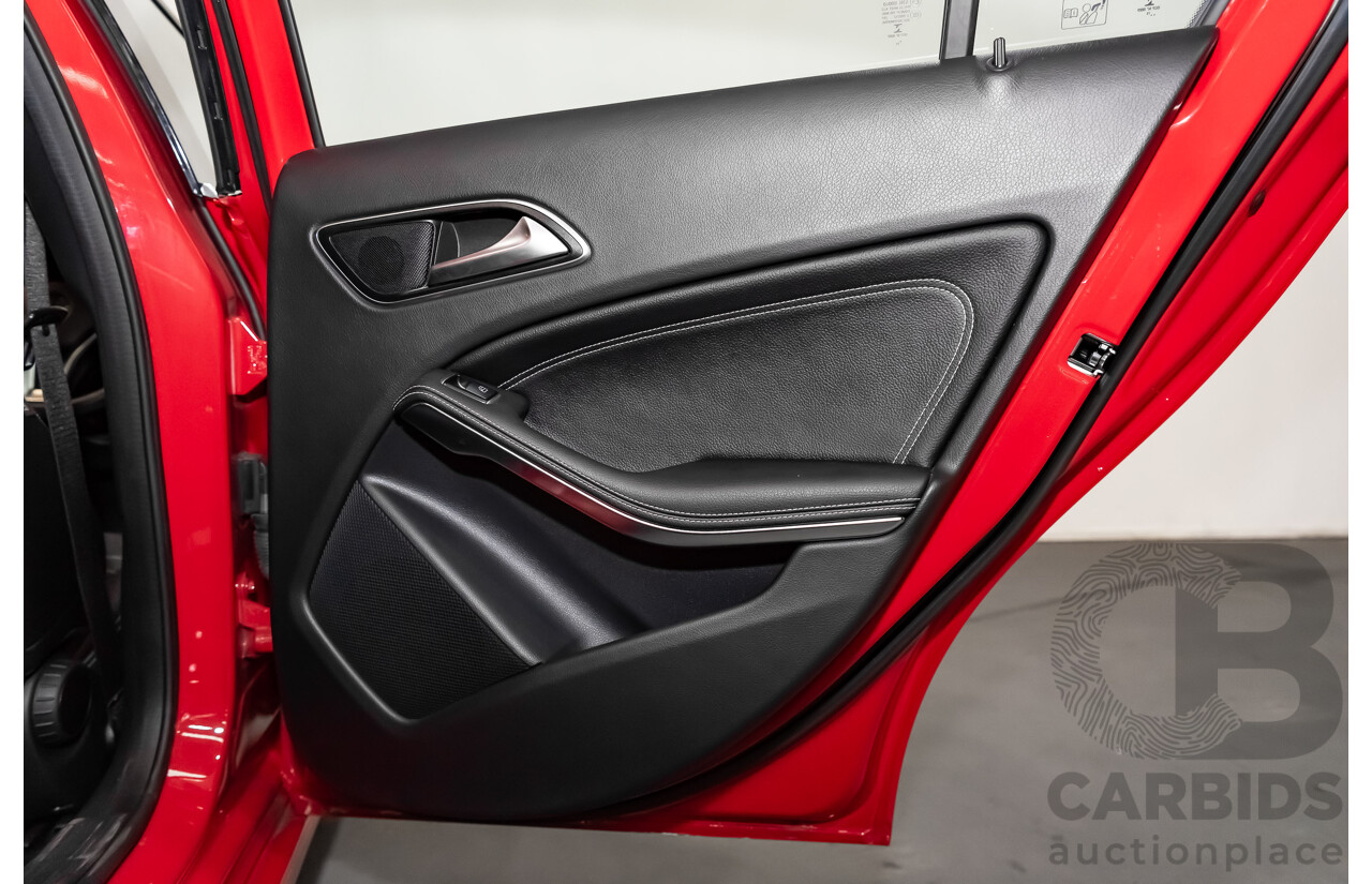 11/2015 Mercedes Benz A200 BE 176 MY15 5d Hatchback Jupiter Red Turbo 1.6L