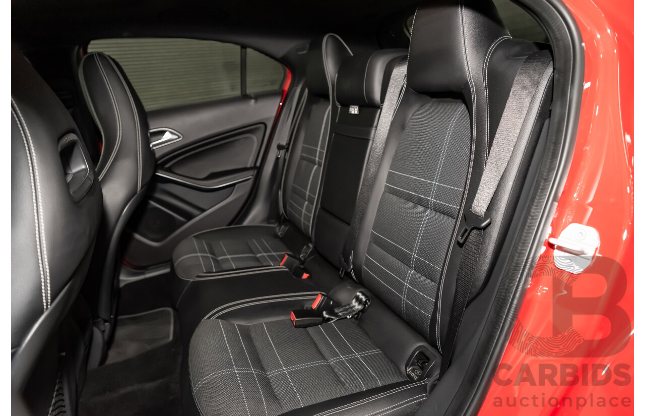 11/2015 Mercedes Benz A200 BE 176 MY15 5d Hatchback Jupiter Red Turbo 1.6L