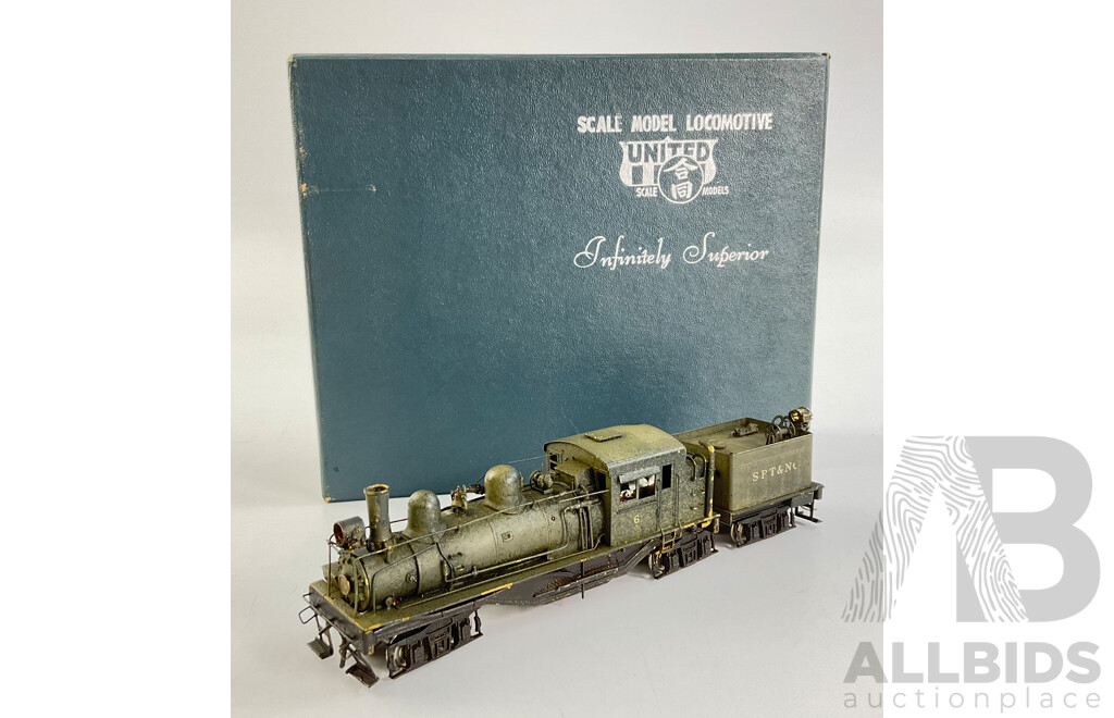 Boxed United HO Scale Locomotive and Coal Car