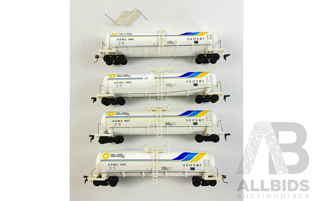 ADM Corn Sweetners Tanker Cars, Ho Scale (4)