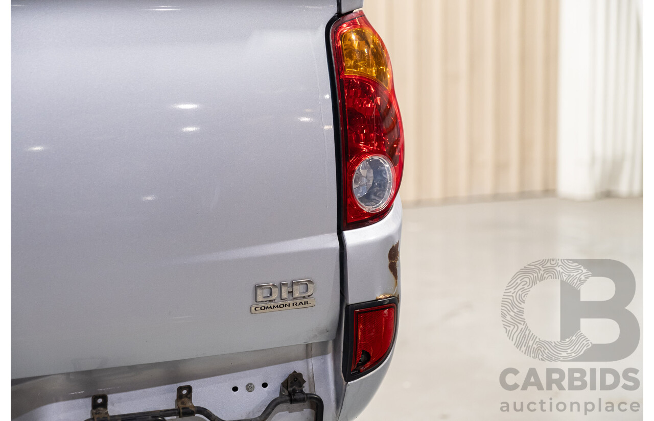 4/2011 Mitsubishi Triton GLX MN MY11 Double Cab Utility Silver Turbo Diesel 2.5L