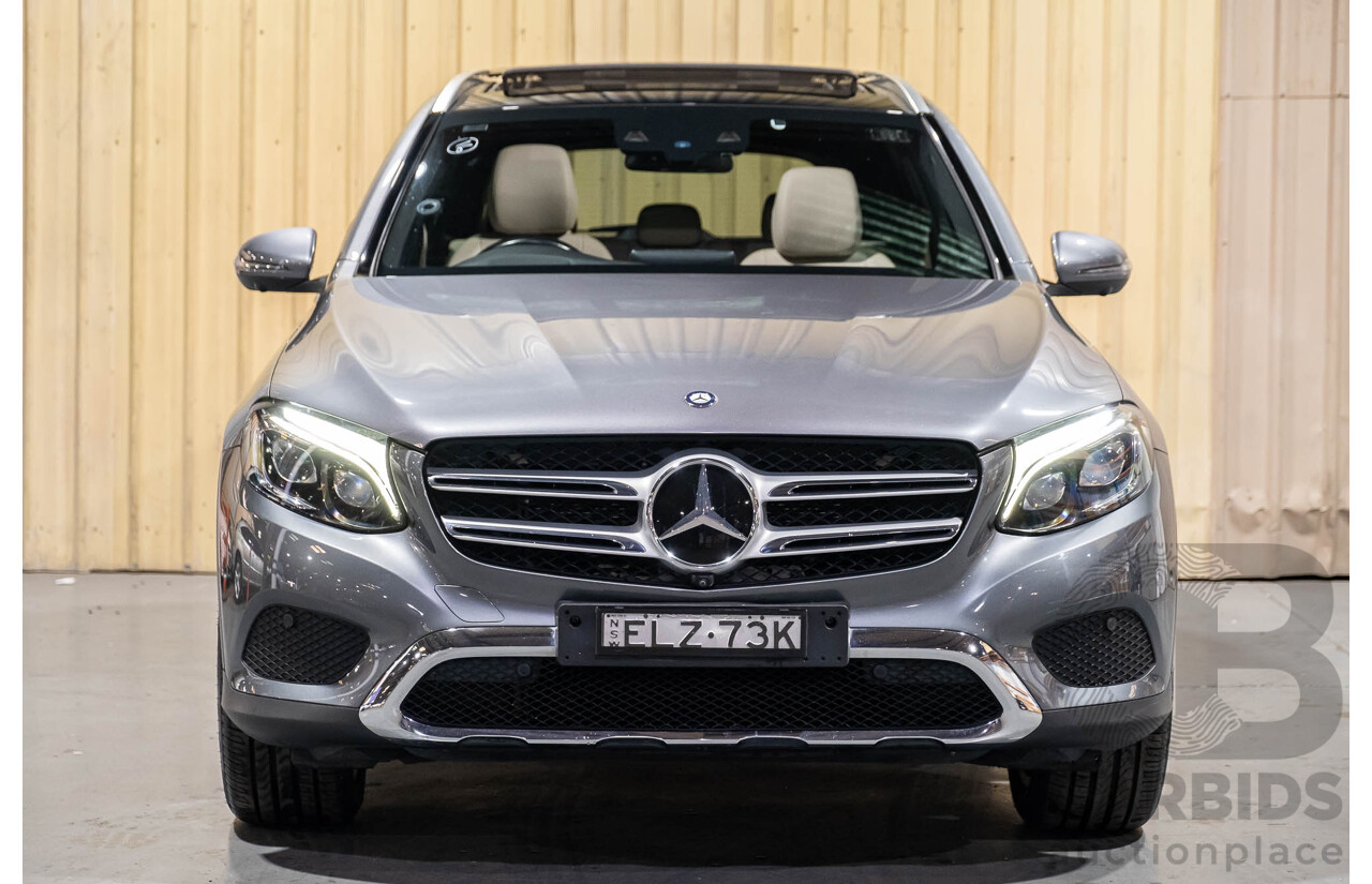 4/2016 Mercedes Benz GLC 250 W253 4d Wagon Selenite Grey Metallic Turbo 2.0L