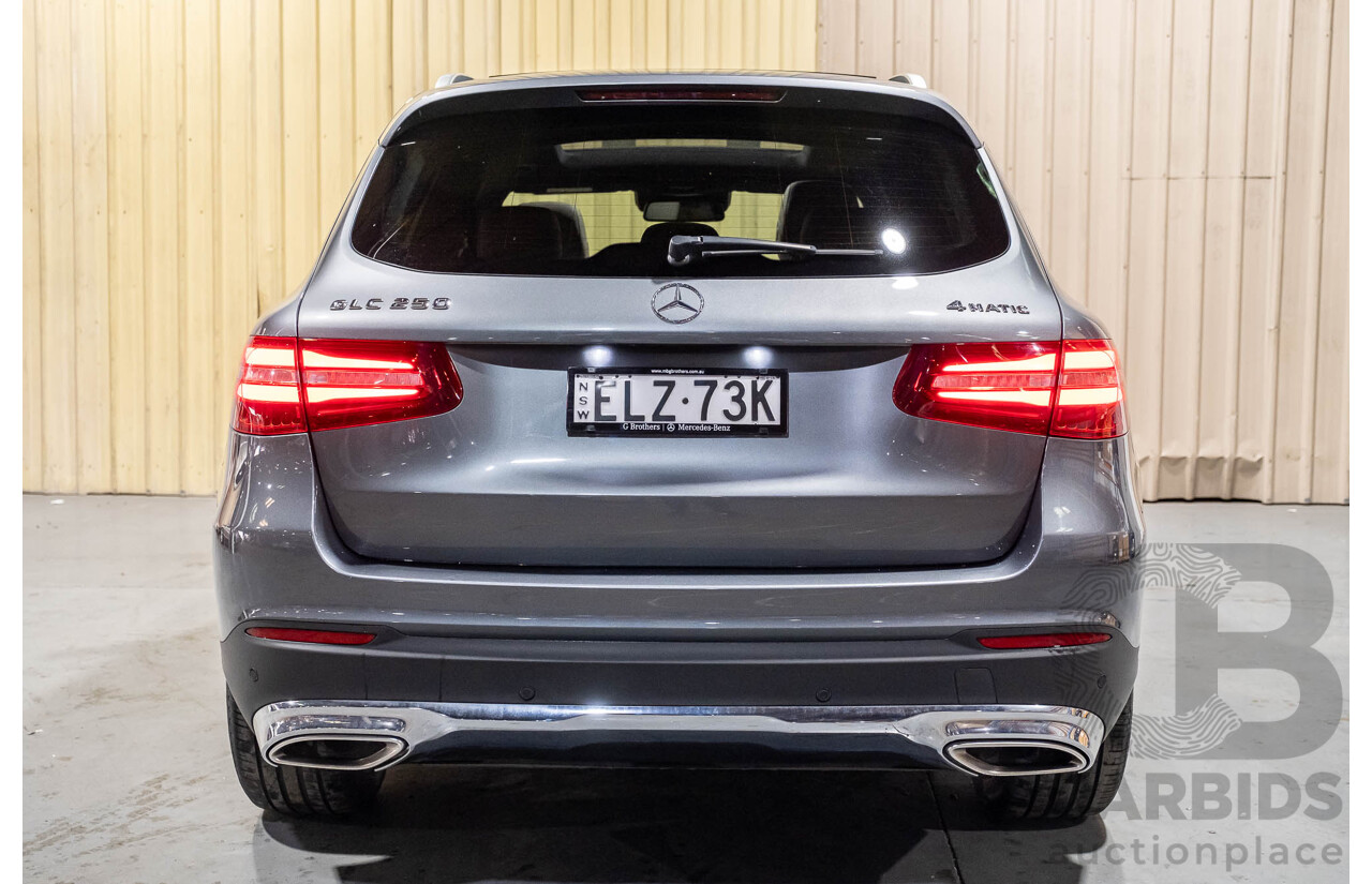 4/2016 Mercedes Benz GLC 250 W253 4d Wagon Selenite Grey Metallic Turbo 2.0L