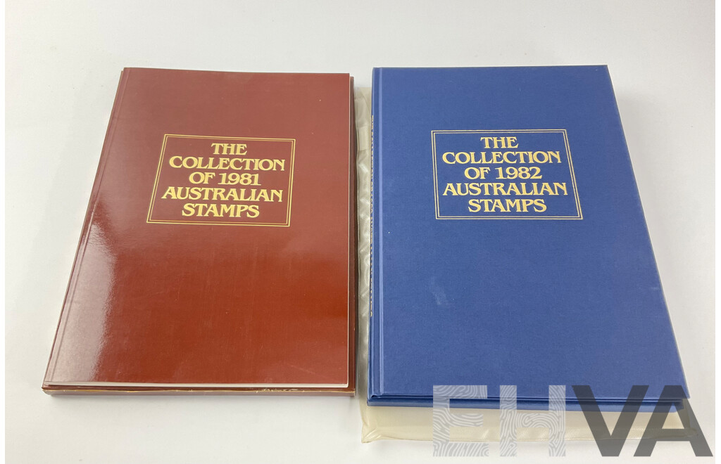 Australian 'The Collection' 1981 and 1982 Stamp Albums