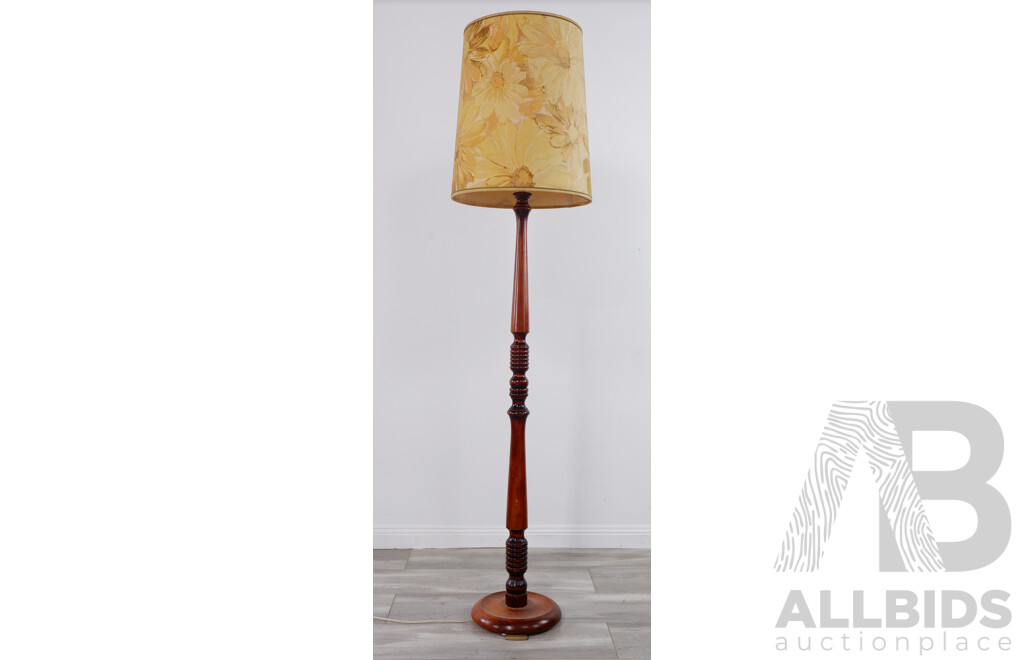 Vintage Timber Standard Lamp