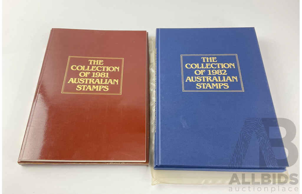 Australian 'The Collection' 1981 and 1982 Stamp Albums