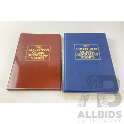 Australian 'The Collection' 1981 and 1982 Stamp Albums