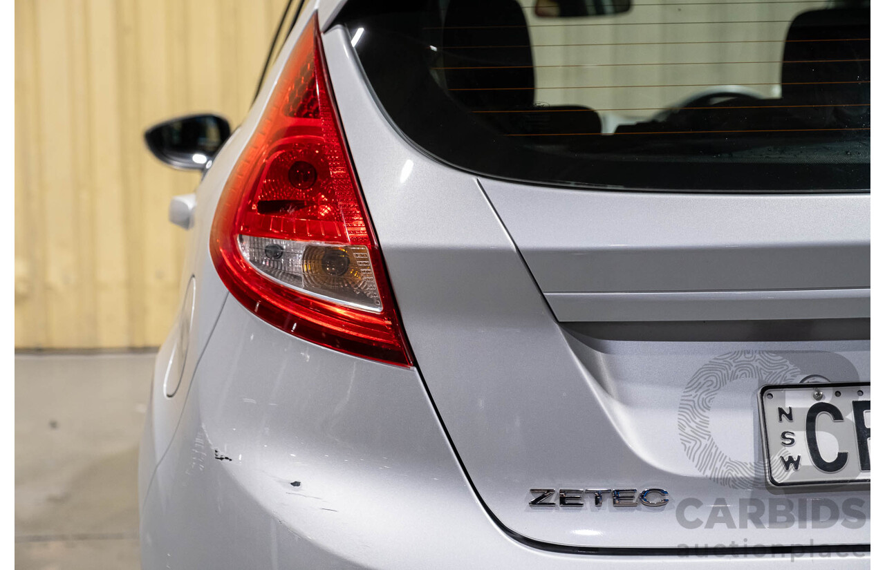 3/2013 Ford Fiesta Zetec WT 5d Hatchback Silver 1.6L
