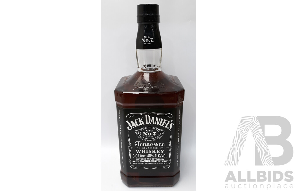 Jack Daniel's Old No. 7 Tennessee Whiskey 3.0 Litres