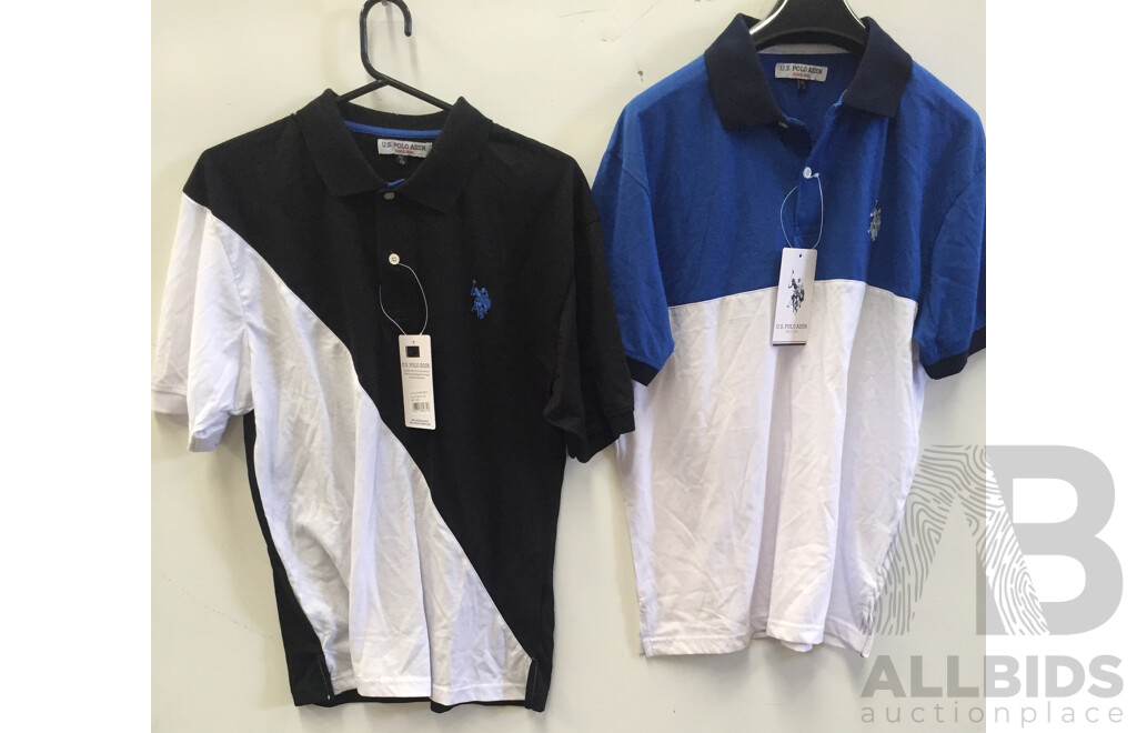 U.S. Polo Men's Collared Shirts - Lot of 2