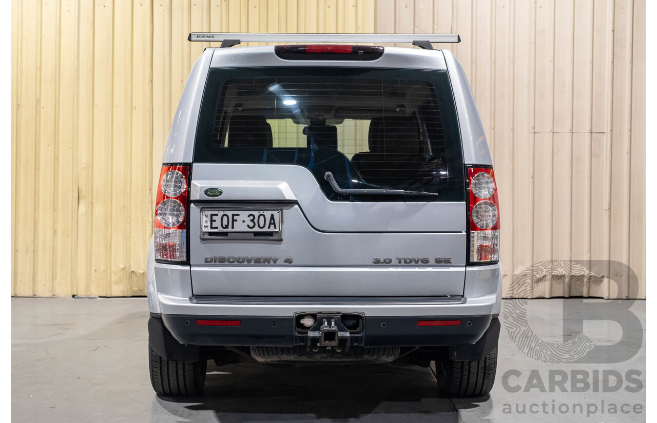 3/2010 Land Rover Discovery 4 3.0 SDV6 SE MY10 4d Wagon Silver Turbo Diesel 3.0L - 7 Seater