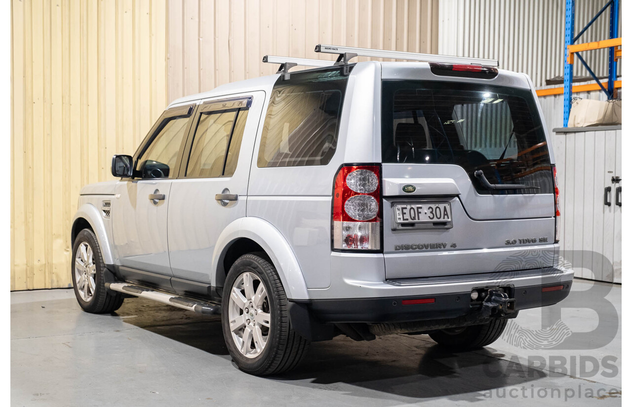 3/2010 Land Rover Discovery 4 3.0 SDV6 SE MY10 4d Wagon Silver Turbo Diesel 3.0L - 7 Seater