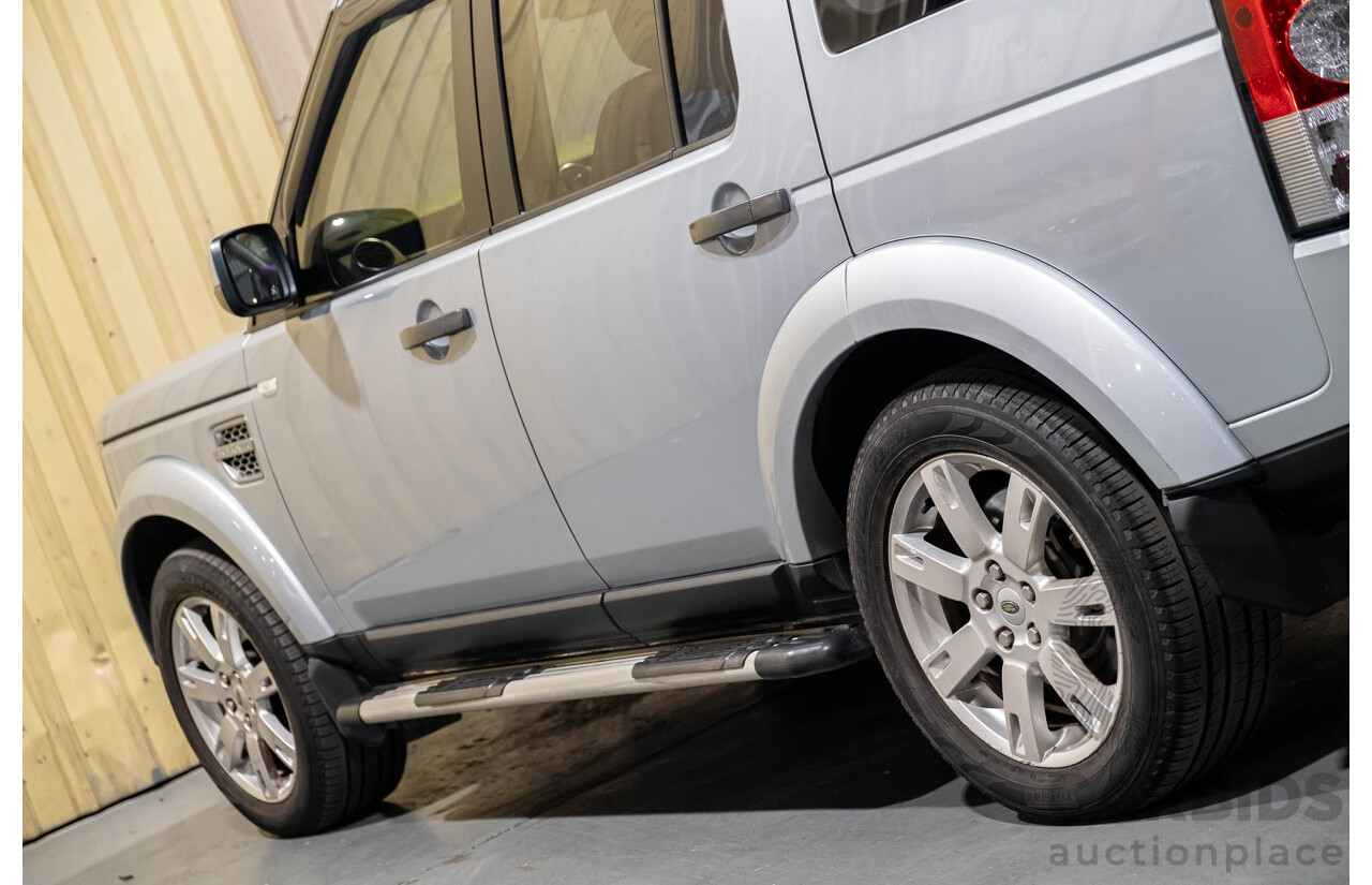 3/2010 Land Rover Discovery 4 3.0 SDV6 SE MY10 4d Wagon Silver Turbo Diesel 3.0L - 7 Seater