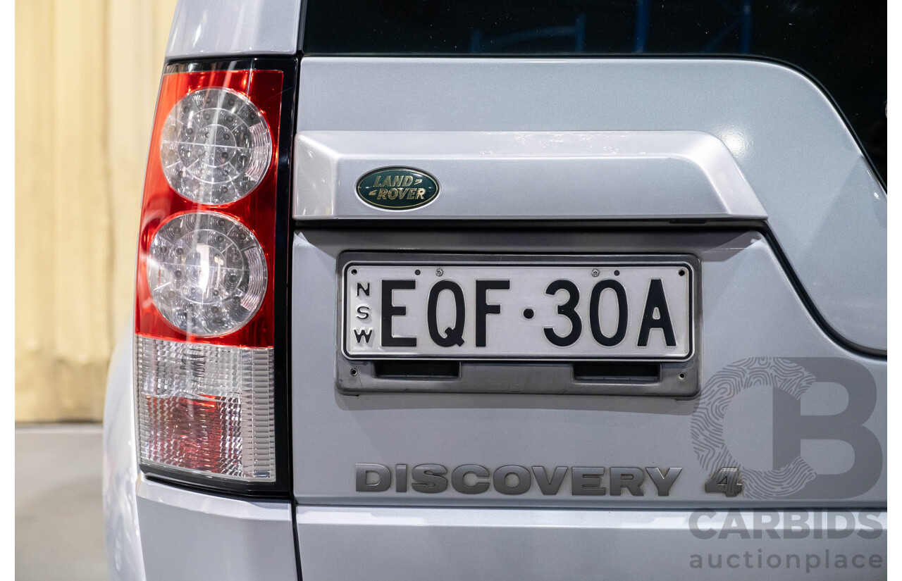 3/2010 Land Rover Discovery 4 3.0 SDV6 SE MY10 4d Wagon Silver Turbo Diesel 3.0L - 7 Seater