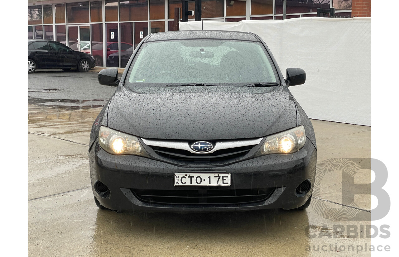 8/2010 Subaru Impreza RX (awd) MY10 5d Hatchback Black 2.0L