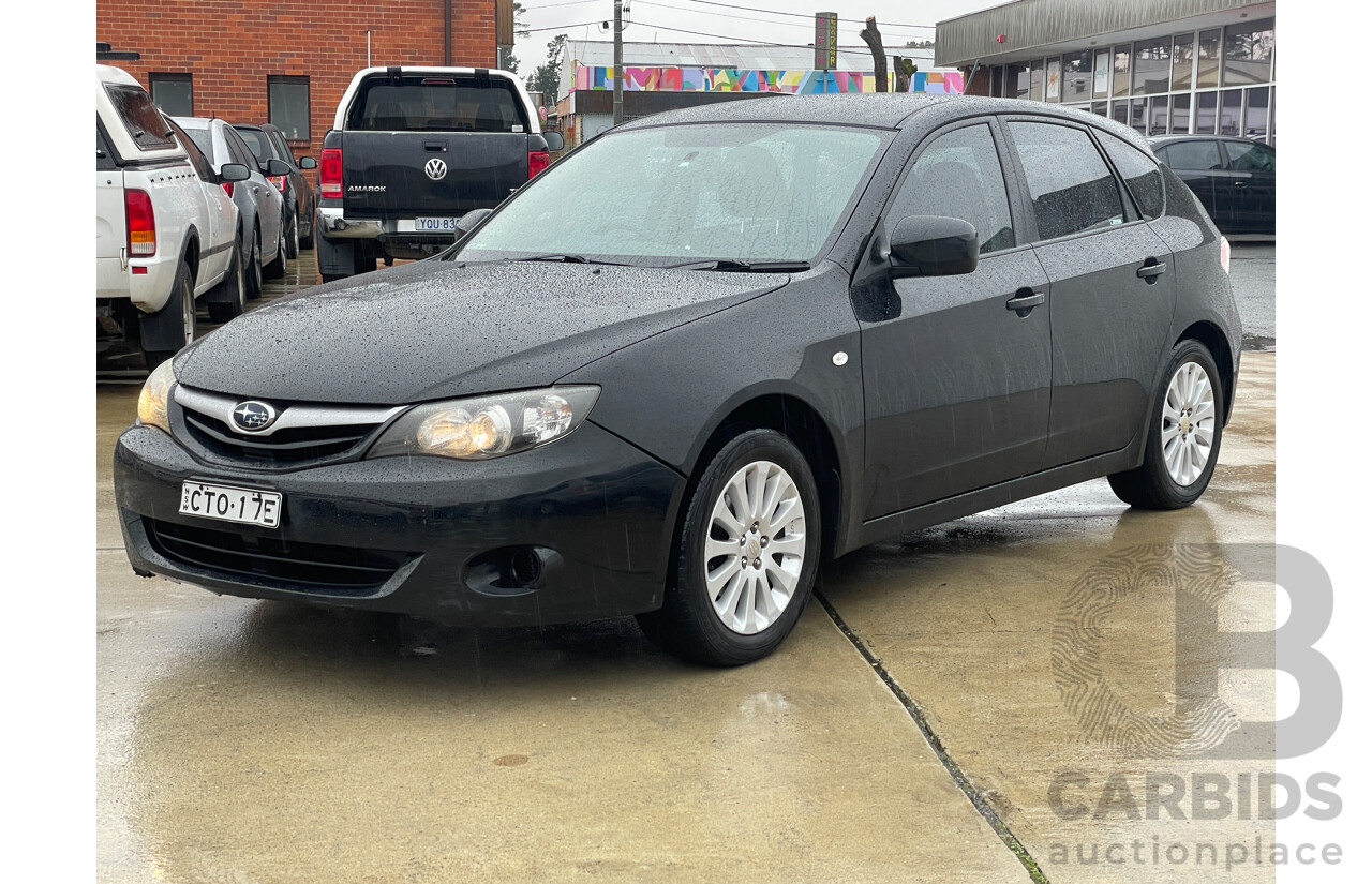 8/2010 Subaru Impreza RX (awd) MY10 5d Hatchback Black 2.0L