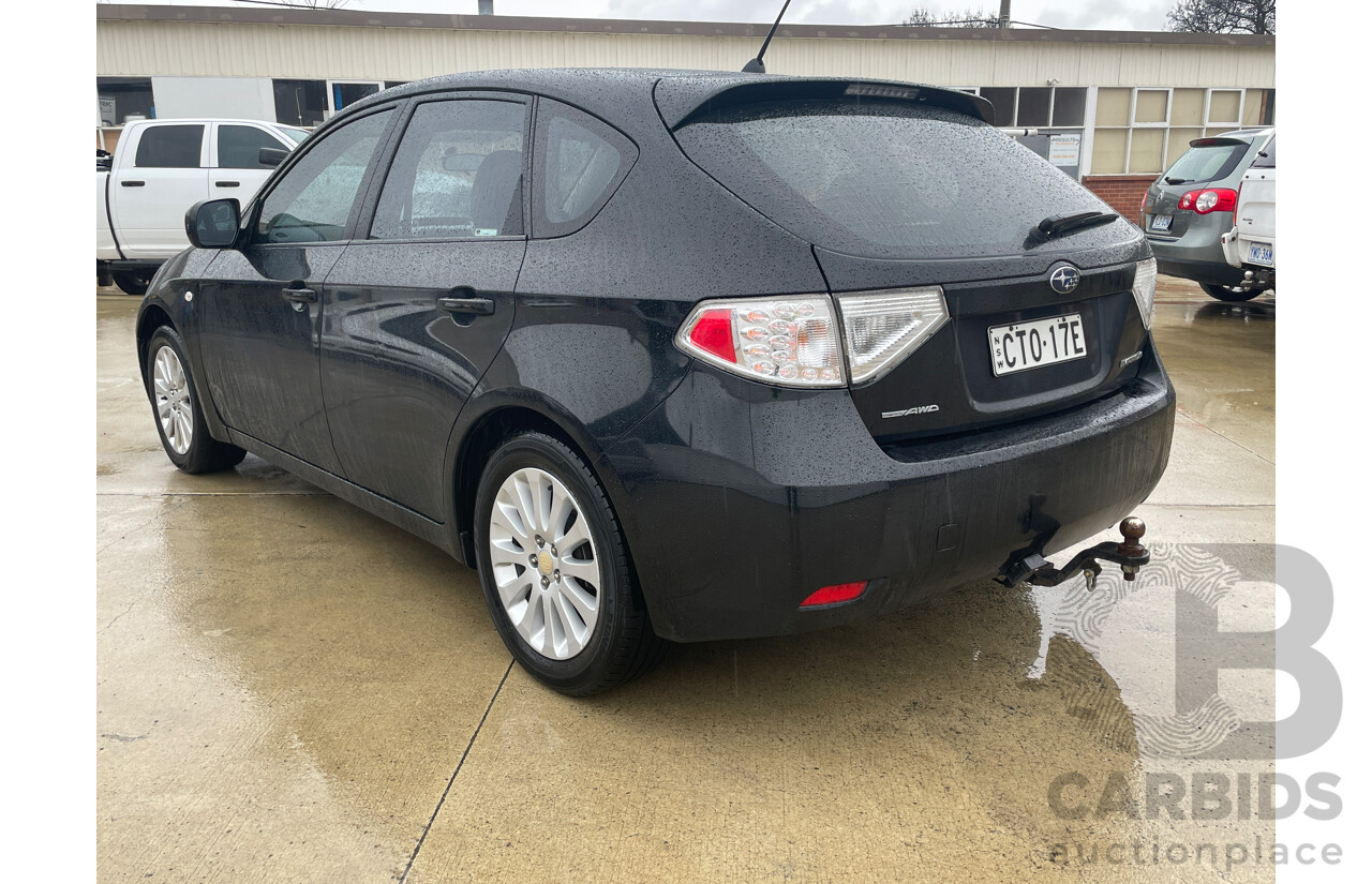 8/2010 Subaru Impreza RX (awd) MY10 5d Hatchback Black 2.0L