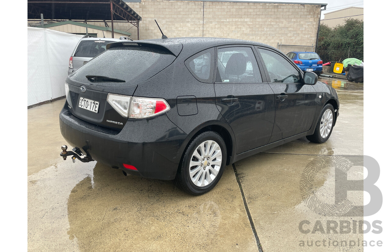 8/2010 Subaru Impreza RX (awd) MY10 5d Hatchback Black 2.0L