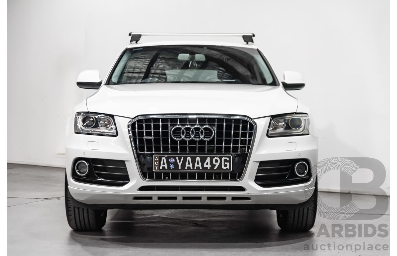 1/2013 Audi Q5 2.0 TDI Quattro 8R MY13 4d Wagon White 2.0L Turbo Diesel