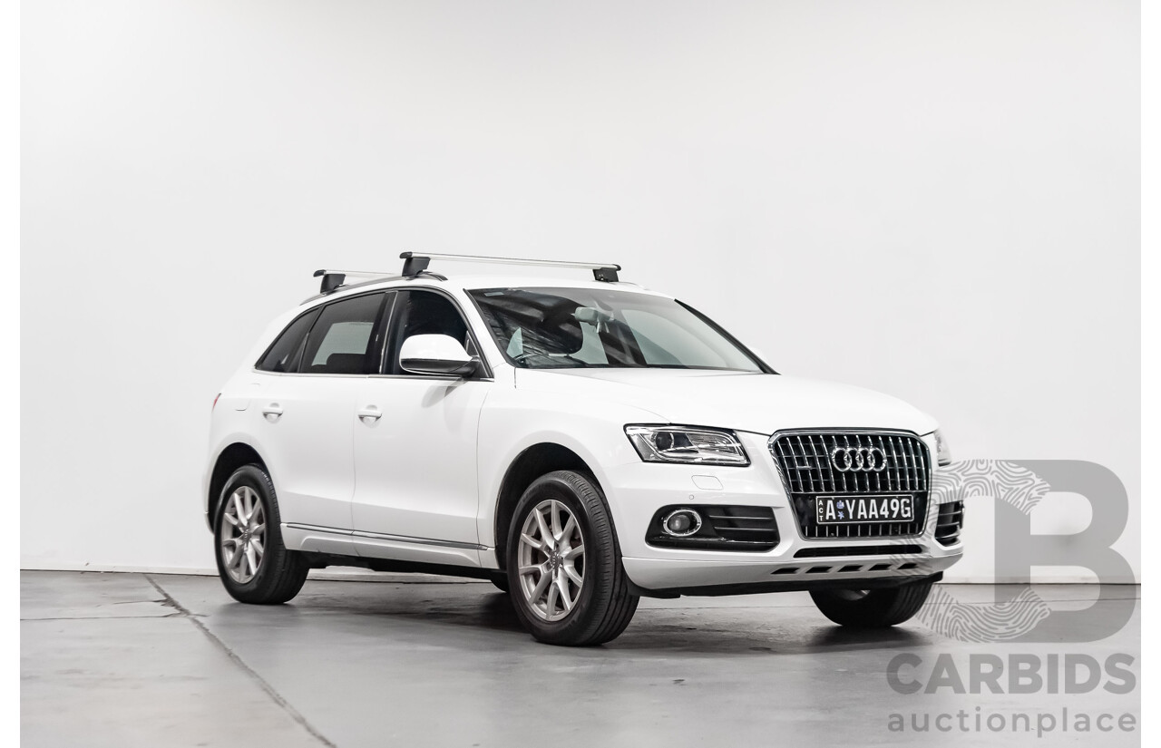 1/2013 Audi Q5 2.0 TDI Quattro 8R MY13 4d Wagon White 2.0L Turbo Diesel